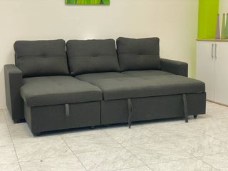 ¡¡¡REBAJA!!! Sofá cama práctico con chaise longue