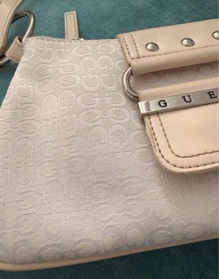 Borsa Guess Vintage Y2K Beige/Bianca