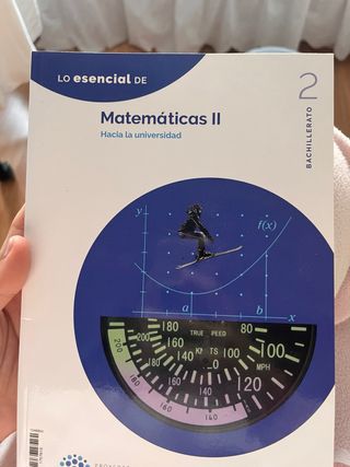 Libro Matemáticas II 2º Bachillerato Santillana NU