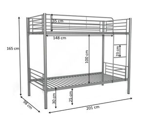 Litera Gris Metalica Nueva Singular