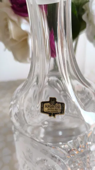 Jarra Kriztal Cristal 24% PbO.