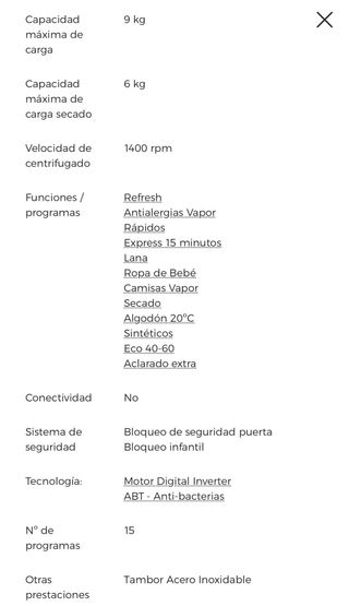 Lavadora Y secadora Haier HWD90-B14939-IB 9kg