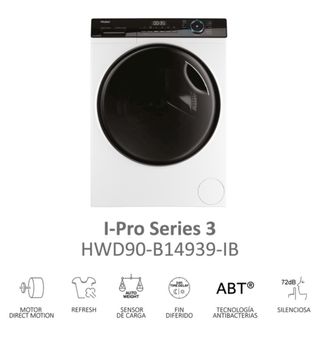 Lavadora Y secadora Haier HWD90-B14939-IB 9kg