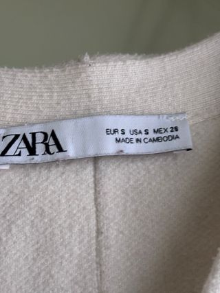 Cárdigan Zara Beige Talla Única
