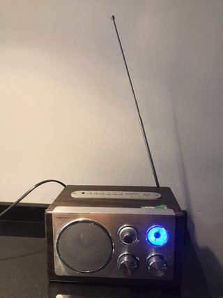 Radio Scott AM/FM USB Auxiliar Vintage