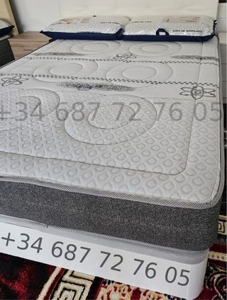 Pack colchón y canapé 90x190 visco-muelles Nuevo