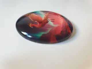 Imán de Fénix con Aurora Boreal