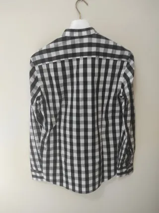 Camicia a quadri cotone uomo