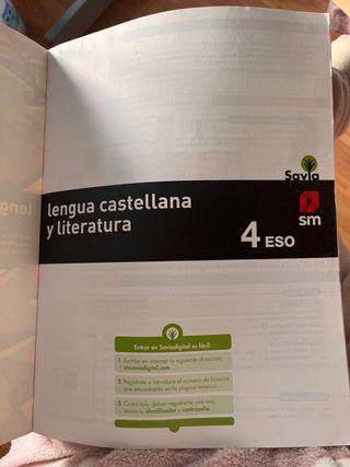Lengua Castellana y Literatura 4º ESO SM Savia – N