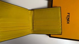 Portafoglio Fendi Nero e Giallo (borsellino)