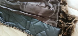 Abrigo/chaqueton pelo marrón El Corte Inglés