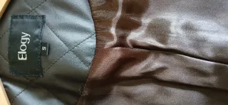 Abrigo/chaqueton pelo marrón El Corte Inglés