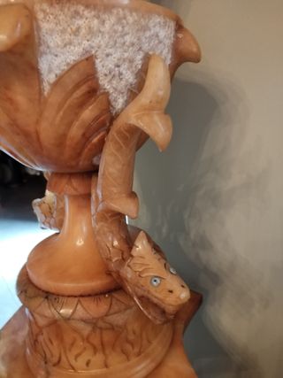 Figura decorativa de mármol