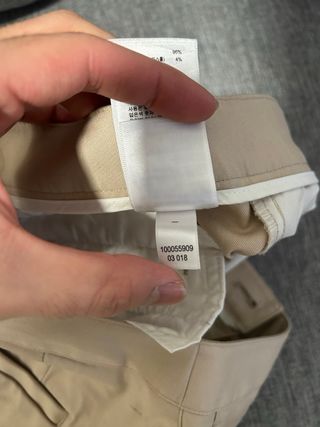 Pantalones beige Brooks Brothers mujer