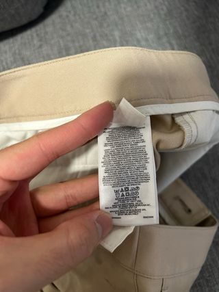 Pantalones beige Brooks Brothers mujer