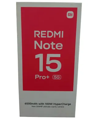 Xiaomi Redmi Note 15 Pro+ 5G 256GB Negro