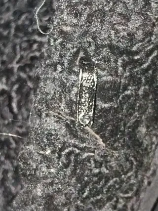 Cappotto in astracán nero da donna taglia 40