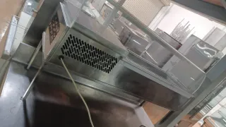 Vitrina ingredientes pizzería