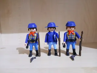 Playmobil Soldados Azul (3 Figuras)