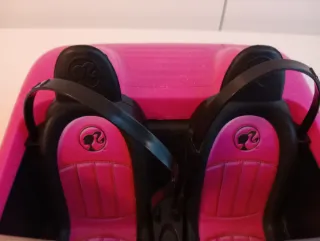 Coche Descapotable Barbie Rosa