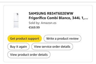 Frigorífico Samsung RB34T602EWW 344L No Frost