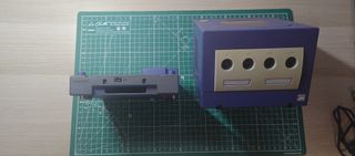 Nintendo GameCube + Game Boy Player + Swiss