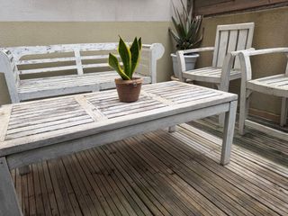 Conjunto Terraza Madera TEKA Sin Tratar