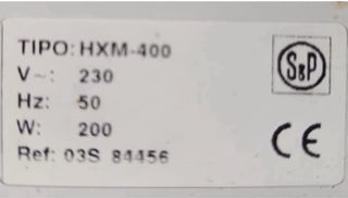 Extractor de aire industrial