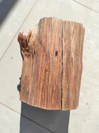 Tronco de tea para decoración