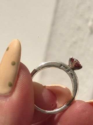 Anillo Pandora Rosa y Plateado