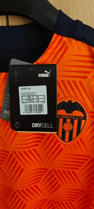 Camiseta del Valencia CF. Talla 11-12 años