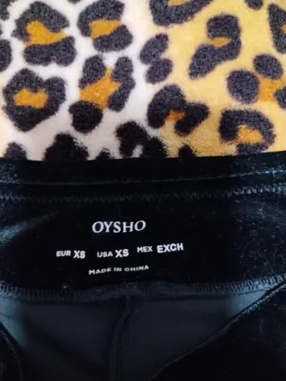 Pantalón palazzo terciopelo negro