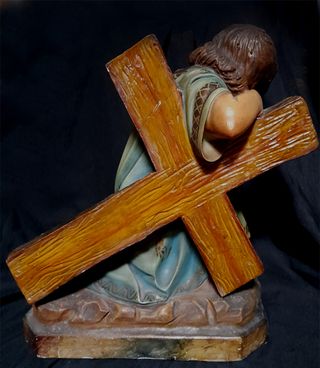 Niño Jesús con Cruz - Pasta de Olot 1902