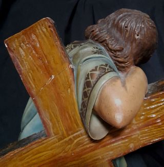 Niño Jesús con Cruz - Pasta de Olot 1902