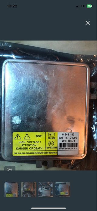 Centralita Balastro Faro BMW