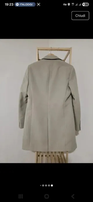 Cappotto Sseinse Beige TAGLIA 46 NUOVO