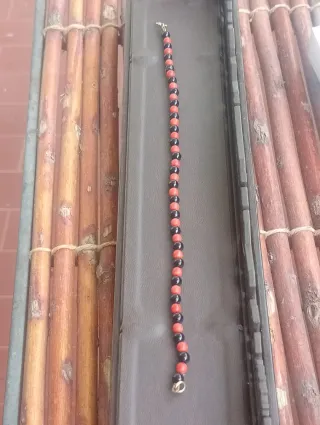 Bracciale Oro 18K Luxury Coral & Onyx