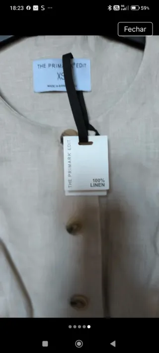 Colete bege THE PRIMARK EDIT XS