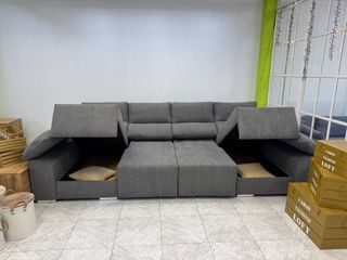 Sofá Cama Gigante Madrid - Doble Almacenaje Nuevo