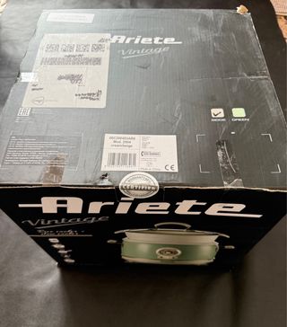 ARIETE 290403 Arrocera y Olla Lenta Vintage