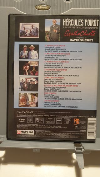 Hércules Poirot Agatha Christie 6 DVD David Suchet