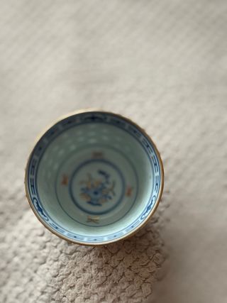 Tazas de porcelana asiática