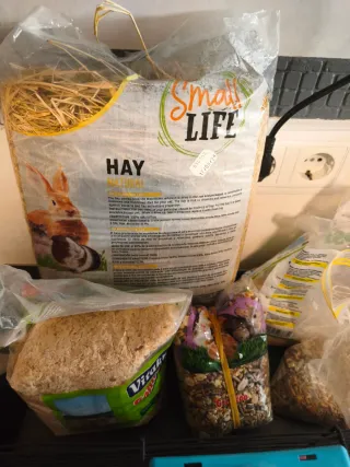 Jaula Hámster con Tubos y Regalo Heno