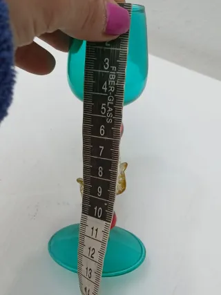 Calice Murano collezione oro, rosso, verde