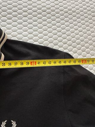 Polo Fred Perry nero uomo