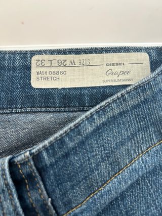 Jeans Diesel taglia 26 vita bassa vintage