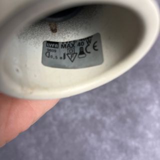 Lampada da soffitto Lyfa Vintage Beige in plastica