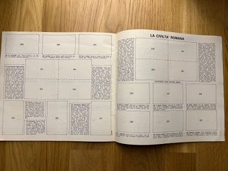 Cielo e Terra, album figurine, vuoto, 1975