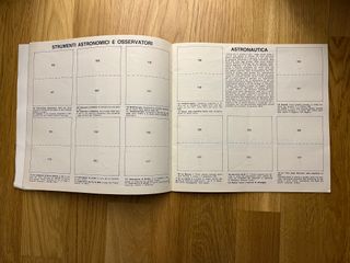 Cielo e Terra, album figurine, vuoto, 1975