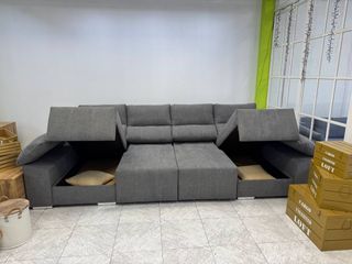 Pack Sofá Cama Gigante Barcelona - 2 Arcones Nuevo